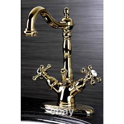 Kingston Brass KS143. BX Vintage 1.2 GPM 1 Hole Bathroom Faucet Chrome