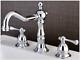 Kingston Brass Ks1971bl Antique Style Widespread Bathroom Faucet In Chrome