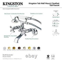 Kingston Brass KS265C Clawfoot Tub Wall Mount Faucet