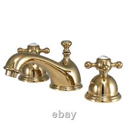 Kingston Brass KS396. BX Vintage 1.2 GPM Widespread Bathroom Brass