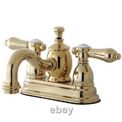 Kingston Brass KS710. BAL Heirloom 1.2 GPM Centerset Bathroom Brass