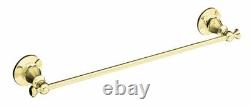 Kohler 206-PB Antique 24 Towel Bar Vibrant Polished Brass