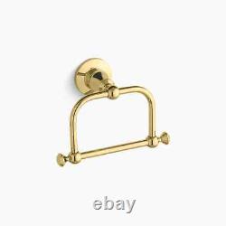 Kohler Antique Towel Ring 208-PB Vibrant Polished Brass