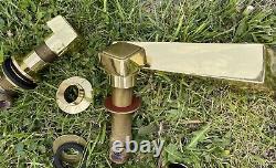 Kohler K-6502-PB Alterna Deck-Mount Whirlpool/Garden Tub Faucet Polished Brass