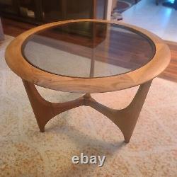 Lane Silhouette MCM (Mid Century Modern) Round End Side Table, Pickup Only