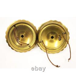 Lightolier Vintage Brass Sconces Pair Polished Brass Lighting