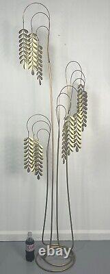 MidCentury Curtis Jere (C. Jere) Signed Polished Brass Willow Tree Sculpture Art