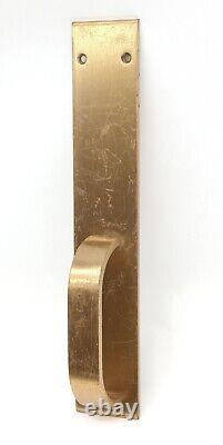 Modern 14.5 in. Polished Brass Commercial Door Pull
