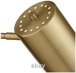 Modern Wall Lamp USB Port Polished Brass Plug-In 5 Fixture Metal Shade Bedroom