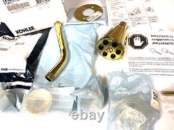 NEW Kohler Antique TS132-3D-PB Polished Brass Faucet Trim. Showerhead & Handle
