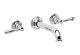 New. Port Brass Ithaca Wall-mount Widespread Lavatory Lever Handles Faucet 3-2551