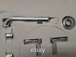NEW. PORT BRASS ITHACA Wall-Mount Widespread Lavatory Lever Handles Faucet 3-2551