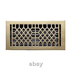 Naiture Solid Brass Floor Register Antique Style In 19 Sizes and 5 Finishes