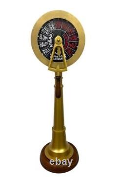 Nautical Solid Aluminium Engine Telegraph Brass Antique Polished 37 inch Best