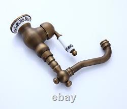 Newly Antique Brass Finished faucet Mixer Taps Deck Mounted Luxury. EA-NARC-25