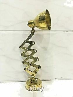 Oceania Maritime New Antique Ship Stretchable Polished Brass Nautical Wall Lamp