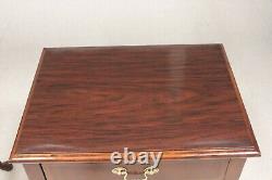 Pair Hickory American Masterpiece Collection Mahogany End Tables