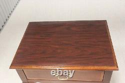 Pair Hickory American Masterpiece Collection Mahogany End Tables