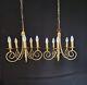 Pair Of Antique Brass Chandeliers