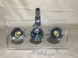 Perrin Rowe Rohl Edwardian Chrome Bathroom High Neck Faucet Display (s4)