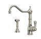 Perrin & Rowe Rohl U. 4746pn-2 Edwardian Kitchen Faucet Spray Polished Nickel New