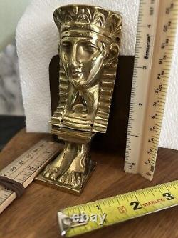 Pharoah Egyptian Gold Over Solid Cast Polished Bronze Architectural Hardware