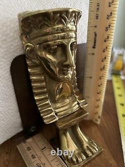 Pharoah Egyptian Gold Over Solid Cast Polished Bronze Architectural Hardware