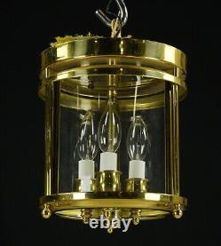 Polished Brass Ceiling Lantern Flush Mount