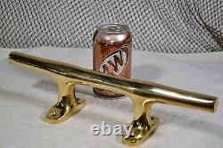 Polished Brass Cleat 14 Hereshoff Style