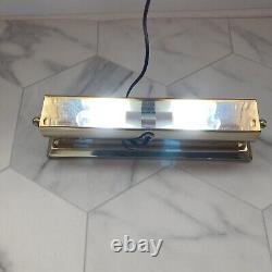 Polished Brass Mantel Light