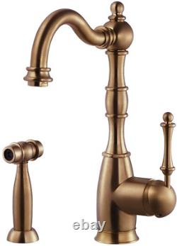 REGSS-181-AC Regal Traditional Kitchen Faucet, Antique Copper