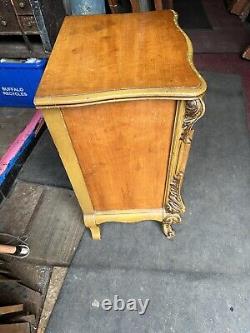 Rare 1930's French Satinwood Nightstand Shipping Ok