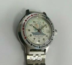 Rare Watch Vostok Titanium Admiral's 2416 Amphibian Diver USSR Vintage Soviet