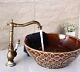 Retro Antique Brass Finished Faucet Mixer Taps Deck Mounted Luxury. Ea-narc-26