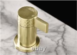 Rohl TE09D3LM Tenerife 1.2 GPM Widespread Bathroom Faucet Gold