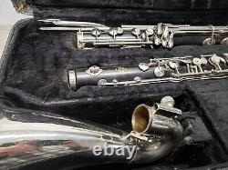 Selmer Paris Professional Wood Bass Clarinet, Plays Excellent