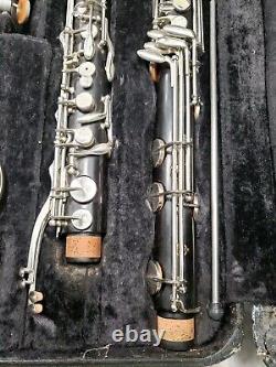 Selmer Paris Professional Wood Bass Clarinet, Plays Excellent