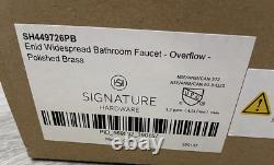 Signature Hardware 437386 Enid Bathroom Faucet, Polished BrassREAD