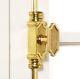 Signature Hardware 9' Solid Brass Lattice Cremone Bolt Polished Lacquered