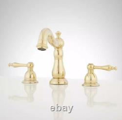 Signature Hardware Enid Bathroom Faucet, Polished Brass