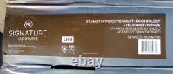 Signature Hardware ST. MARTIN Widespread Faucet SHWSCSM800 Oil Rubbed Bronze