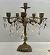 Solid Brass 6 Arm Candelabra Late 19th Century Neoclassical Antique