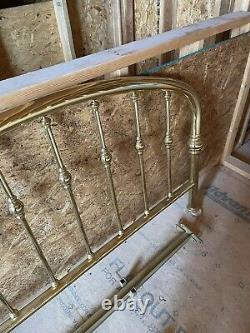 Solid Brass bedframe From Ethan Allen, Full Size $3,000 Retail Price