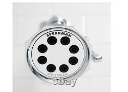 Speakman 3-Spray 4.1 in. Single Fixed Adjustable Polished Chrome Shower Head