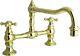 Speakman Proper Sb-3241-pb Wallmounted Bridge Kitchen Faucet Polished Brass
