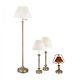 Table Lamp Antique Brass Traditional 4 Piece Lamp Set Renovator's Supply