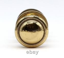 Traditional Heavy Polished Brass Concentric Passage Door Knob Set