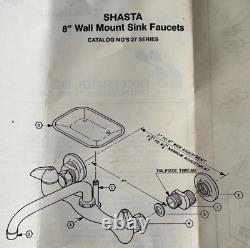 VTG Price-Pfister Shasta 8 Wallmount Kitchen / Lavatory Faucet NOS