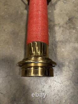 Very Rare Antique Polished Brass Fire Department Nozzle In Beatiful Condition
