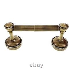 Vicenza Designs TP9004 Equestre Spring Toilet Paper Holder, Antique Brass